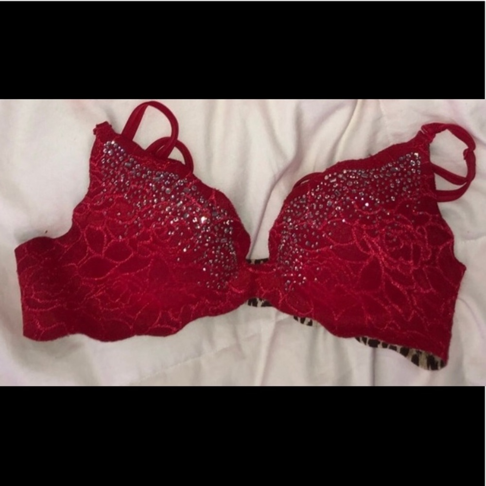 Red Victoria’s Secret/Pink bra